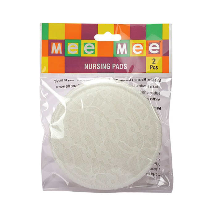 Mee mee washable cotton maternity nursing breast pads cream