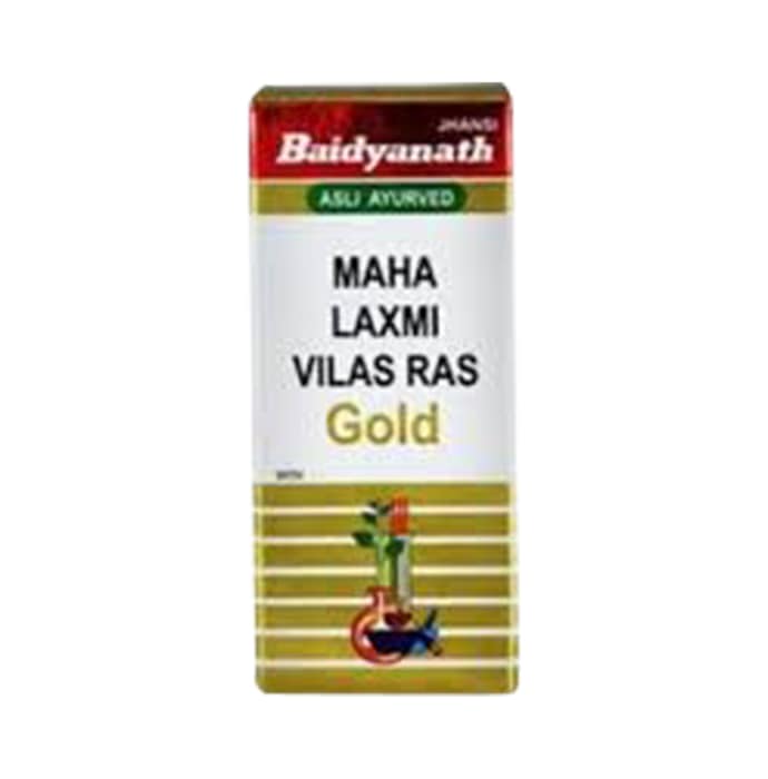 Baidyanath mahalaxmi vilas ras with gold