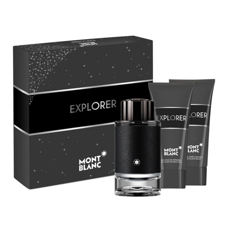 MONT BLANC EXPLORER GIFT SET [BLACK]
