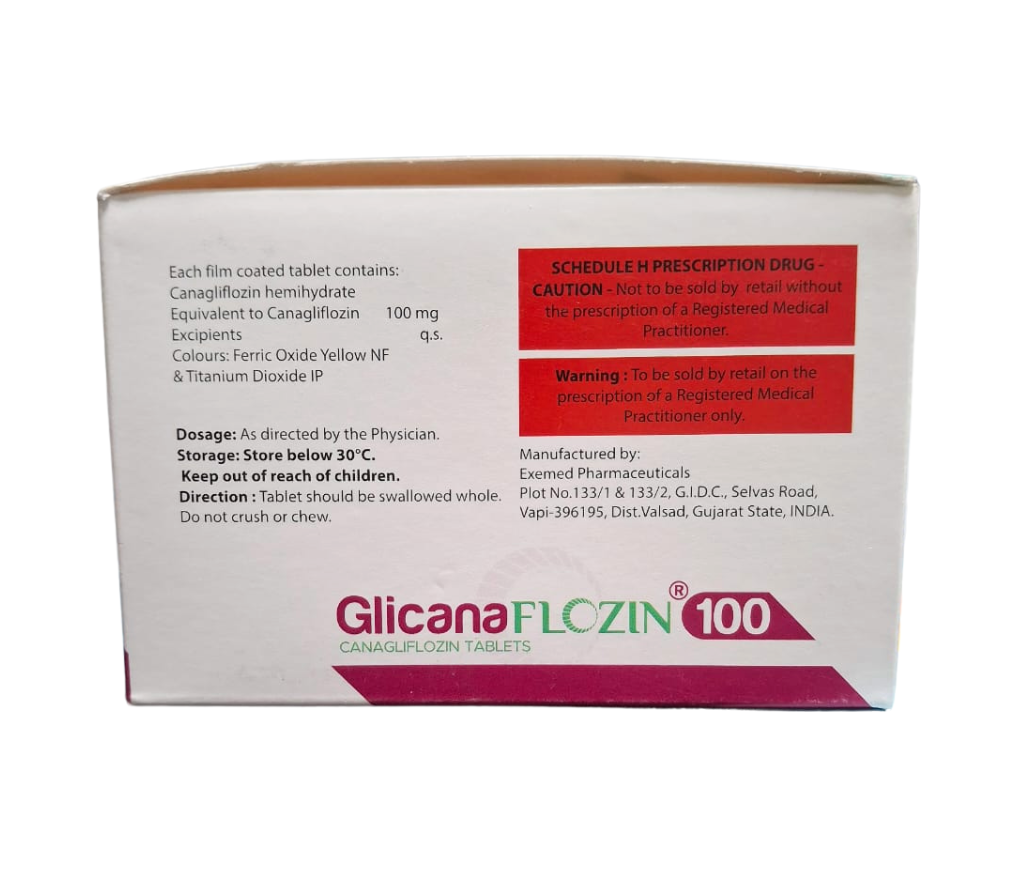 Canagliflozin 100mg Brand Name