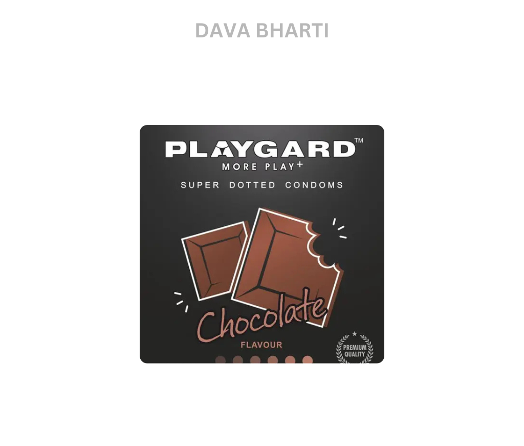 PLAYGARD SUPAR DOTTED CHOCOLATE FLAVOUR CONDOMS