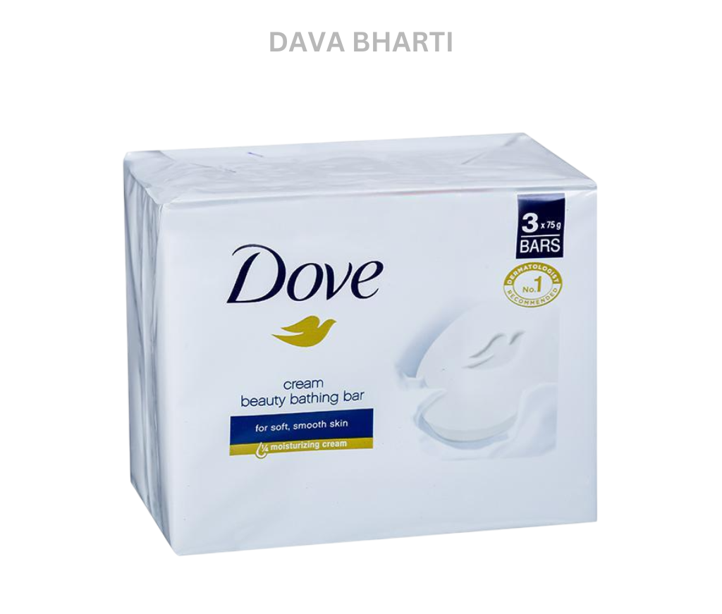 Dove Cream Beauty Bathing Soap 125 ( Pack Of 3)