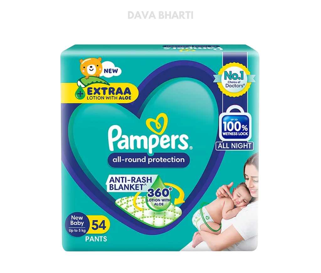 Pampers All Round Protection Pants Extra Small - 54 Pieces