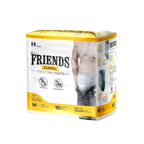 Friends adults diaper (M) dry pants