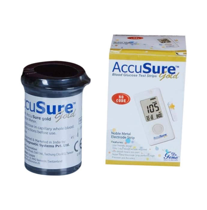 accusure gold test strips