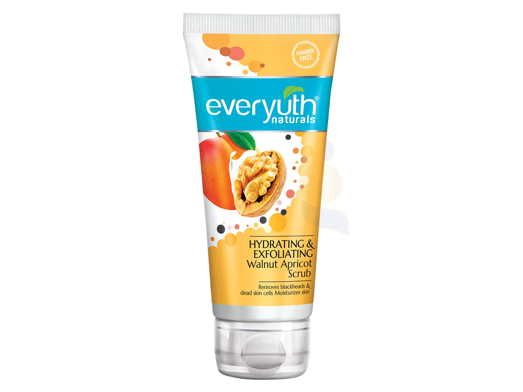 Everyuth Naturals Revolutionary Hydrogel Technology Walnut Apricot Scrub (100gm)