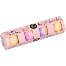Good Stuff Rock N Rooibos 4 Piece Bath Bombs Giftset