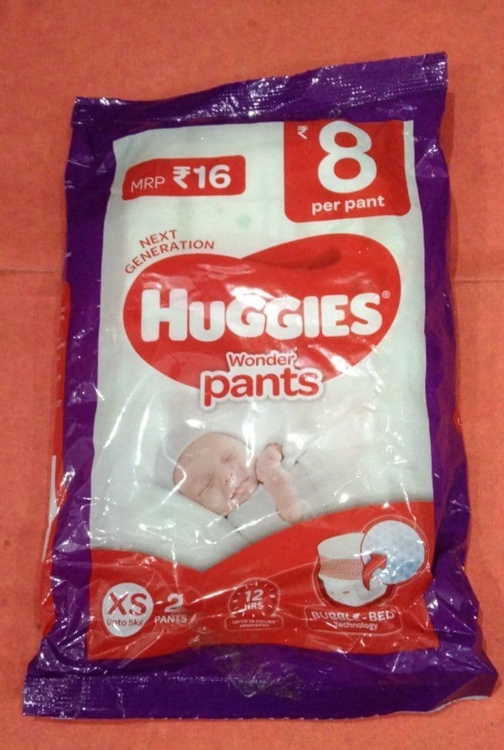 Buy Huggies New Born Tape Diaper Pants XS 44s Online at Best Price   Diapers  Wipes