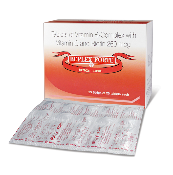 Buy Beplex Forte Tablets (20) | KauveryMeds.com